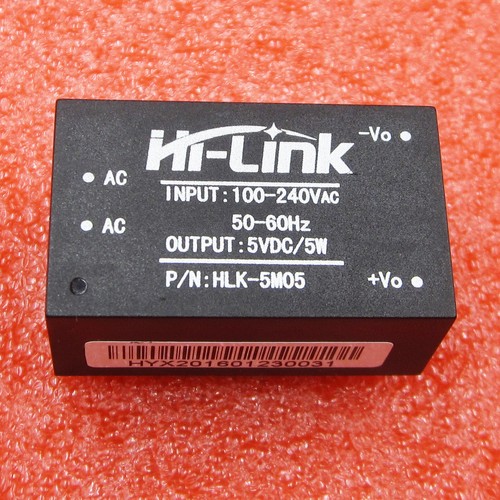 HLK-5M05 5W 1A AC-DC 220V to 5V Compact Isolated Power Supply Switch Module NEU