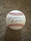 ANDRE DAWSON AUTO SIGNED ROMLB BASEBALL "THE HAWK" INSCRIPTION BECKETT COA