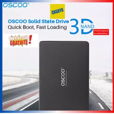 OSCOO Disque Dur Interne SSD 2.5" SATA III – Haute Performance pour PC et Portable