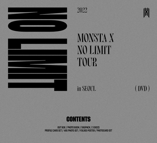 DVD/3DISC MONSTA X 2022 SIN LÍMITE TOUR EN SEÚL + libro de fotos + 10 tarjetas + 2 fotos + póster - Imagen 2 de 10