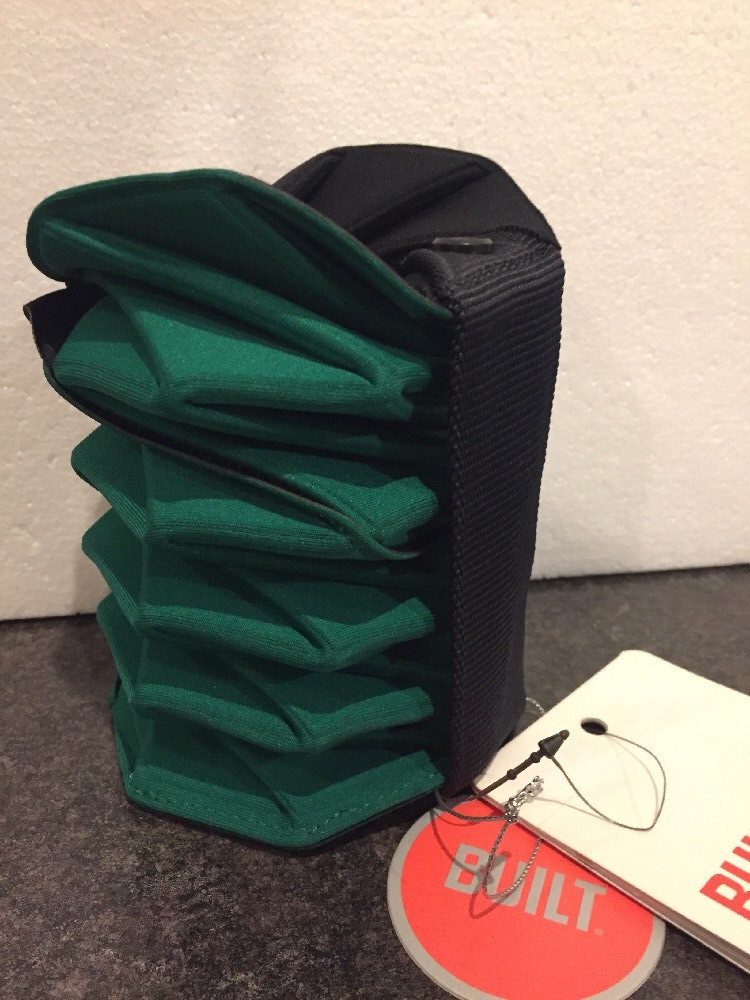 BUILT NY Origami Wine Tote Wine Bottle Cooler- GREEN