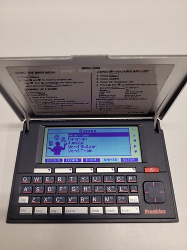Franklin Merriam-Webster Electronic Dictionary& Thesaurus MWD-1500 - Works Great - Picture 3 of 10