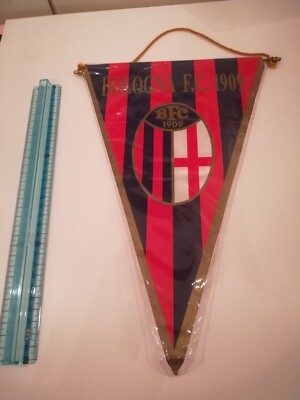 BOLOGNA FC FANION Vintage Football Banderin Pennant Gagliardetto 286487388649