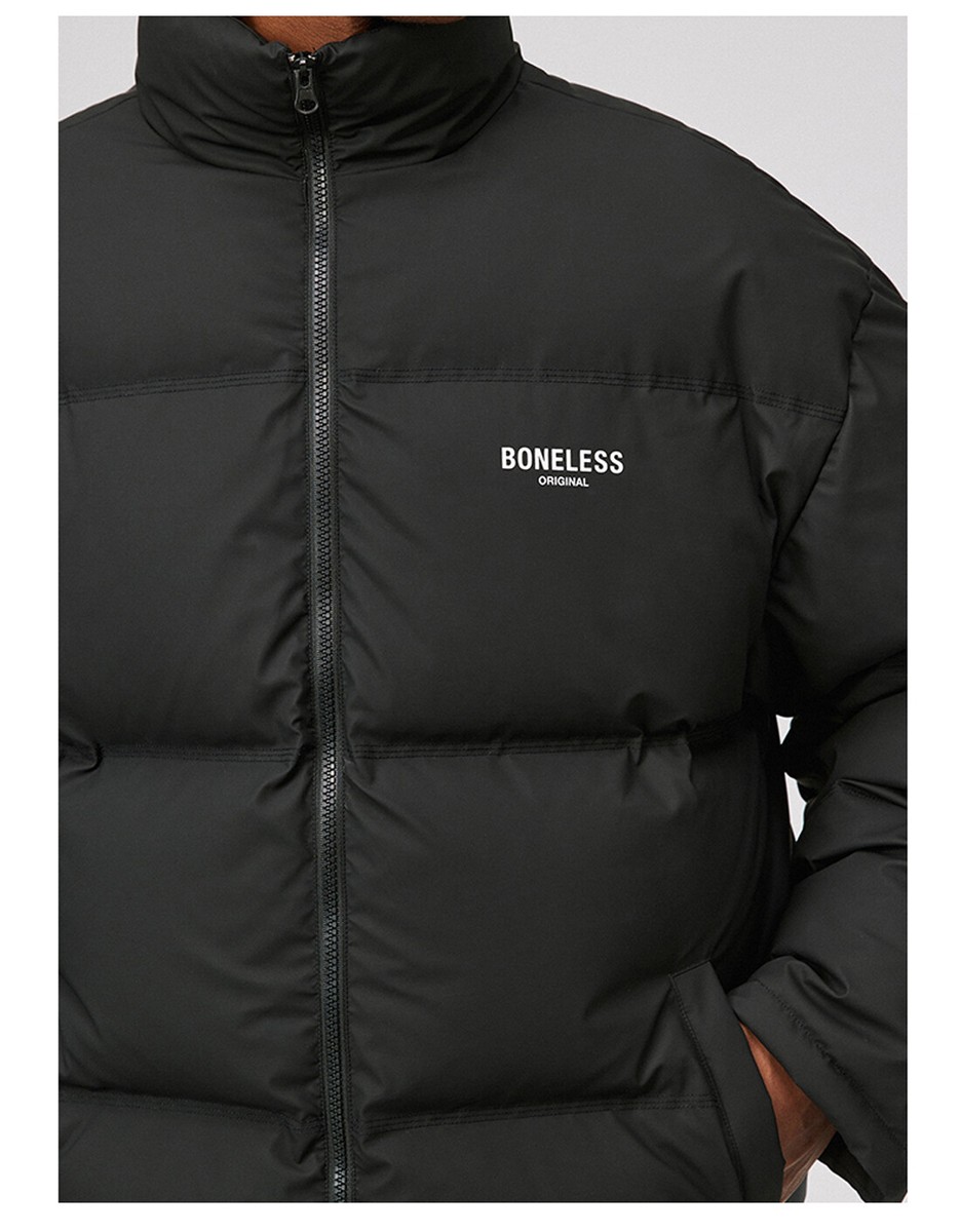 Boneless White Eiderdown Printed Down Jacket With Thick Warm Boneless White Eiderdown Printed Down Jacket With Thick Warm