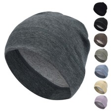 Military Tactical Warm Winter Fleece Dome Skull Cap Biker Helmet Liner Beanie