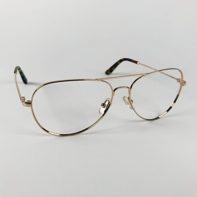 IN STYLE Brille GOLD OVAL PILOT Brillengestell MOD: ISHM38 DD