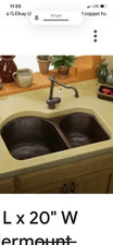 Elkay copper antique hammered kitchen sink