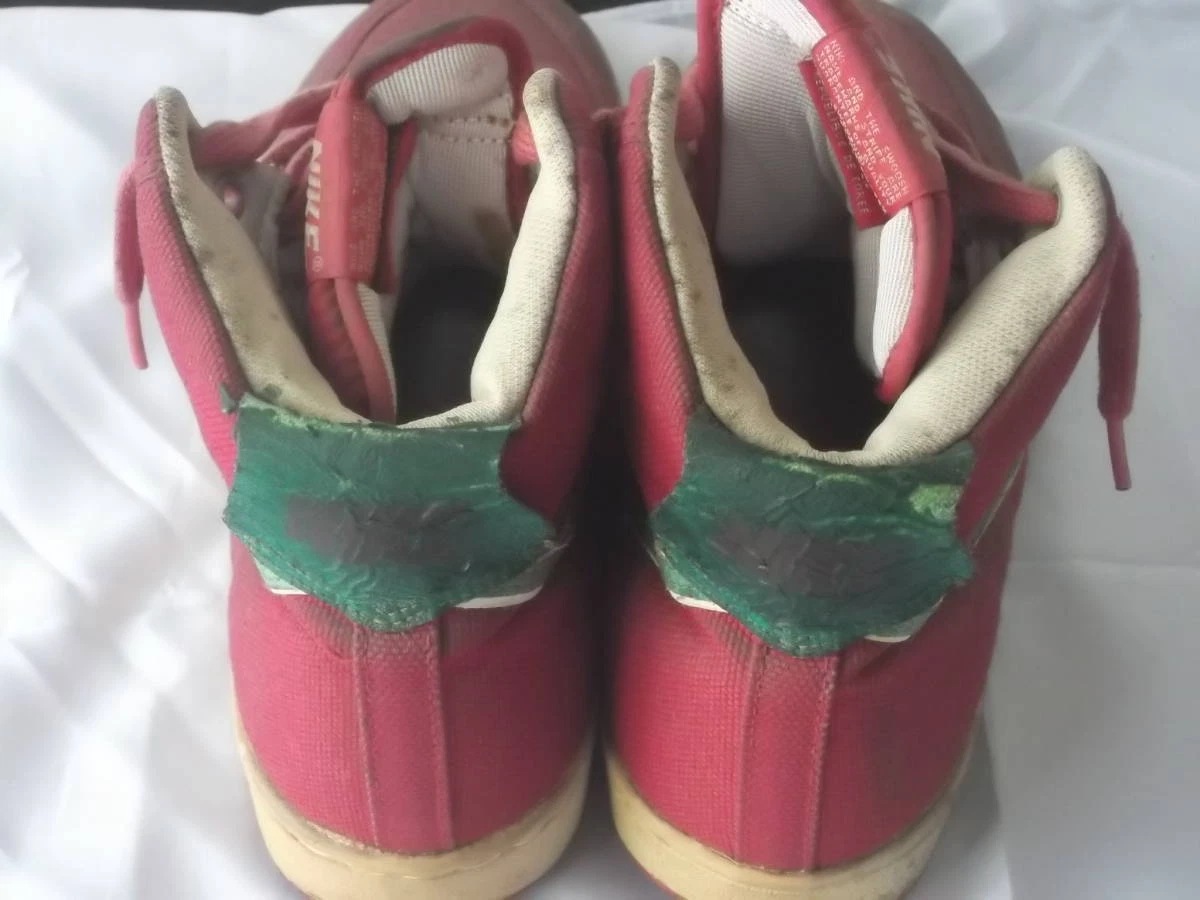 NIKE VANDAL HI ORIGINAL Red x Gold Men's sneakers US8 1985