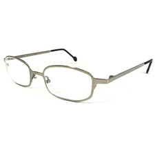 Vintage la Eyeworks Eyeglasses Frames FULLY 405 Shiny Silver Oval 45-20-125