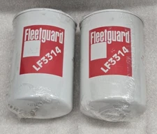 2 FLEETGUARD OIL FILTERS LF3314 ALLIS CHALMERS CATERPILLAR 9Y4488 KOMATSU JCB