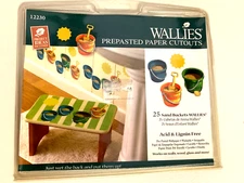 Wallies Wallpaper Cutout Sand Buckets Set of 25  # 12230 Brand New