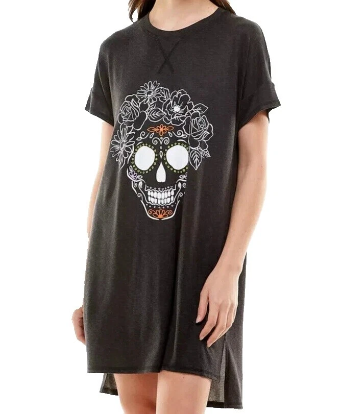Pijamas e roupões de Poliéster de caveira para mulheres