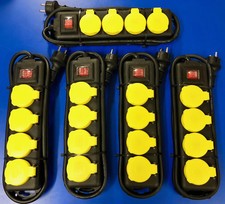 Gartensteckdose Outdoor 4er Steckdose 8,25&euro;/St Au&szlig;ensteckdose Verteiler 220V
