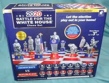 NEW SEALED 2020 Battle For The White House Chess Set Limited Edition Collectible