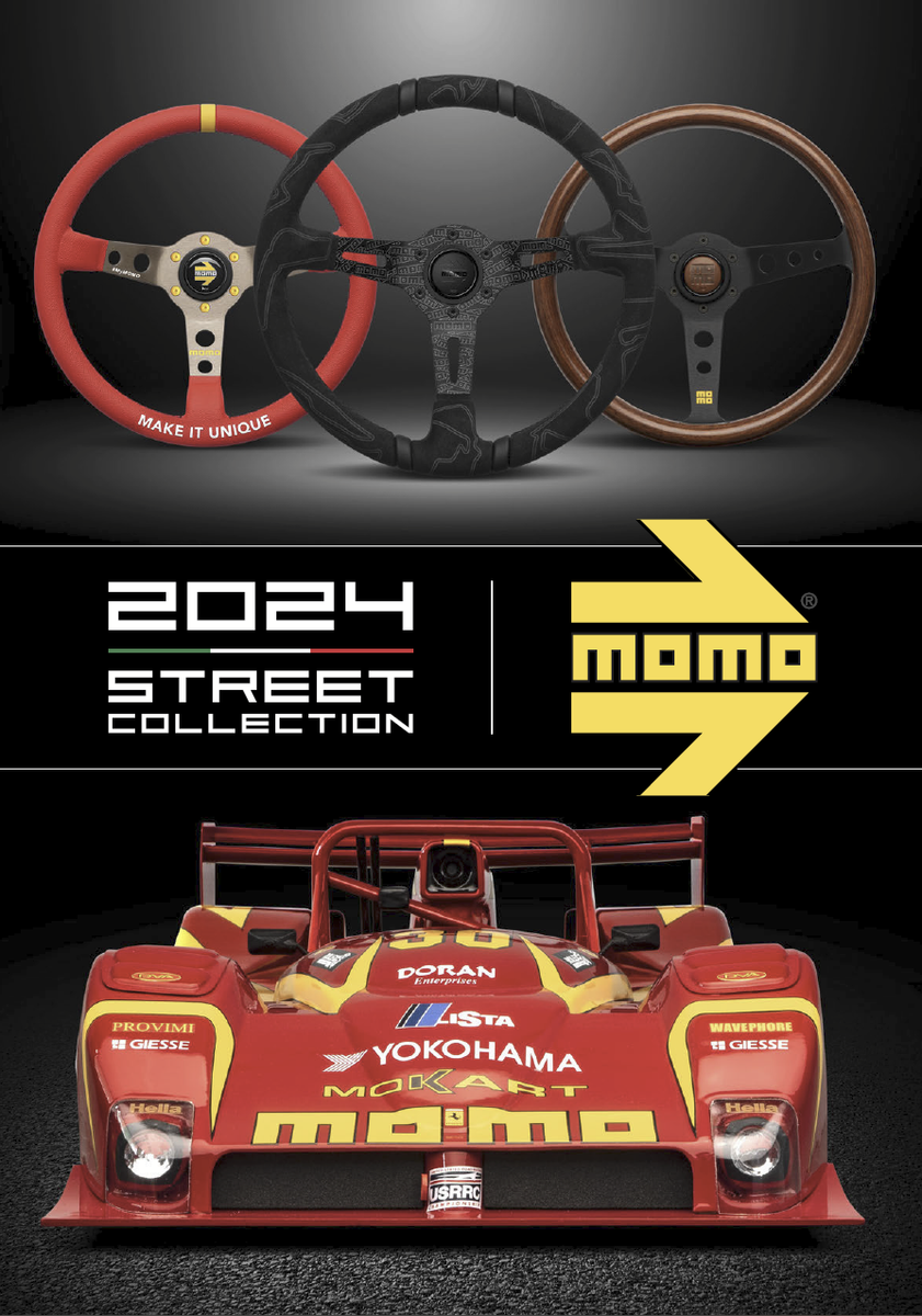 Genuine MOMO Italy Steering Mod. 07 Black Edition 350mm