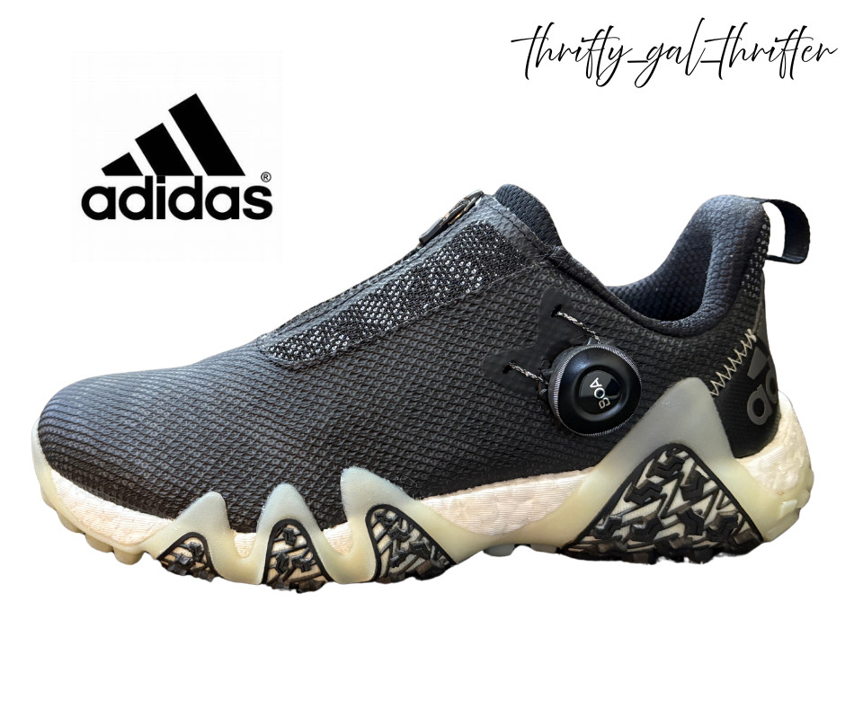 Adidas CodeChaos BOA Spikeless Golf Shoes Black Boost Women’s Size 9 / Men’s 7.5