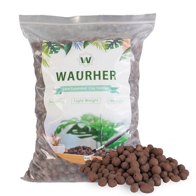 Leca Expanded Clay Pebbles 10LBS Grow Media for Indoor Plants Hydroponic Grow...
