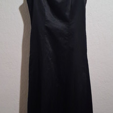 Women's Black Solid Full Slip Dress, Size 6 Regular Lingerie-Style Slip