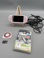 Console PSP 2000 rosa rosa + batteria, 2 giochi, cavo di ricarica, scheda di memoria testata Sony
