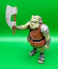 Vintage 1983 Star Wars ROTJ Gamorrean Guard Kenner Figure 3.75" with Weapon Axe