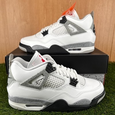 Air Jordan 4 Retro OG White Cement 2025 Basketball Shoes FV5029-100 Men's Sz 11
