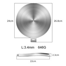 Per Piano Cottura Induzione Piastra Diffusore di Calore Disponibile in 13cm 20cm