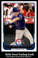 2012 Topps Bowman Michael Young #180 Texas Rangers MLB Baseball 