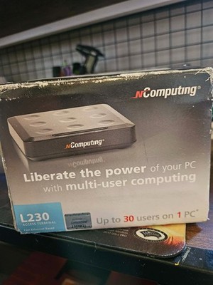 NComputing L230 Access Terminal Multi-User Computing Thin Client OPEN BOX