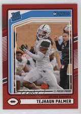 2024 Panini Donruss Rated Rookie Red Press Proof Tejhaun Palmer #384 0nr3