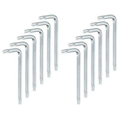 12 Stück T15 Anti-Manipulation Torx-Schlüssel 2.2'' für Long Arm, weiß