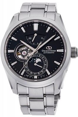 ORIENT STAR Moon Phase Schwarz RE-AY0001B00B Automatikuhr Herren - Made IN Japan