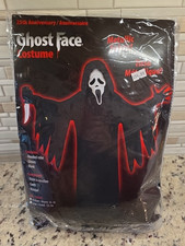 Youth Ghost Face Lives Scream Costume 25th Anniversary - Metallic - Medium