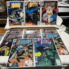 Misc Lot of 11 Detective Comics 640 641 642 643 643 643 647 647 648 648 649 DC