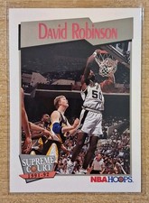 1991-92 NBA HOOPS DAVID ROBINSON SUPREME COURT #496 SAN ANTONIO SPURS 