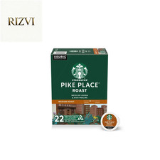 Starbucks Pike Place Roast K-Cup Coffee Pods, Medium Roast, 22 Ct