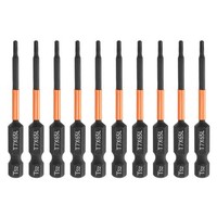 "10 StüCk T7 Torx-Bits 6,6 Cm FüR Schraubendreher Mit 1/4\" Sechskant Und Magnet"