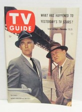 TV GUIDE NOV. 15, 1958 WARNER ANDERSON TOM TULLY THE LINEUP COVER PHILADELPHIA 