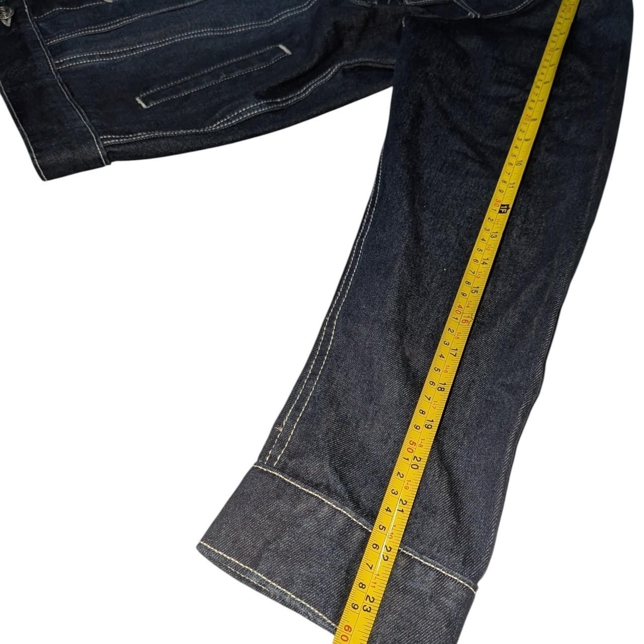 True Religion Denim Trucker Jacket Men's Sherpa Lined Dark Wash Jean Coat Wester thumbnail 6