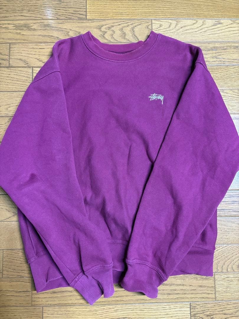 Stussy Crewneck Sweatshirt Large Streetwear Cotton Used