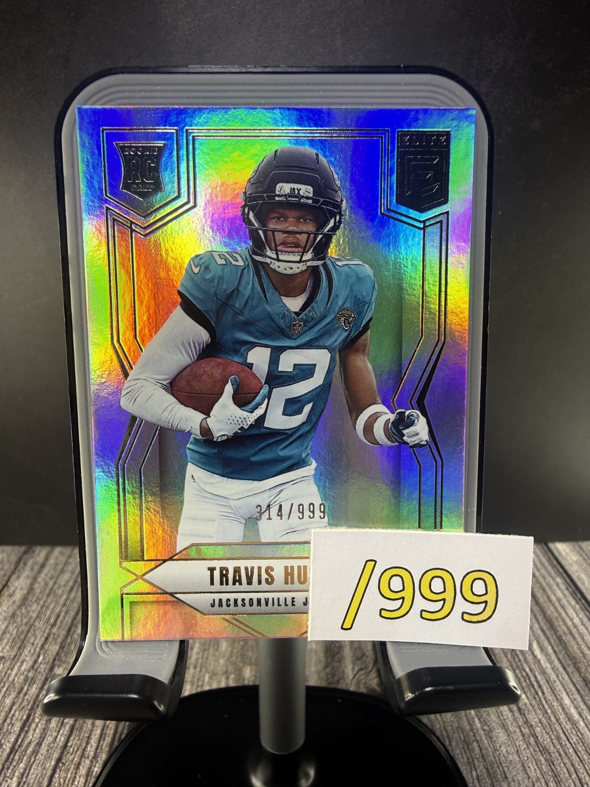 2025 Panini Donruss Elite Holo Travis Hunter Rookie /999 - Jaguars (RC)