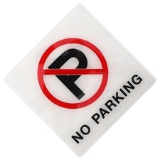 Acrylic No Parking Sign No Parking Symbol Sign Weather-resistant No Parking