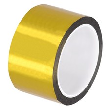 Gold Tone Metalized Tape 2 Inch x 55 Yards Decoration Tape for DIY