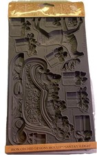 Iron Orchid Designs IOD Decor Mould Mold  Santa's Sleigh  RETIRED Resin Clay FS