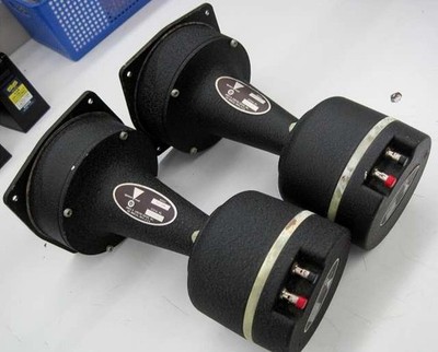 JBL LE175 DLH15 Compression Tweeters 1217-1290 (HL87) horns pair