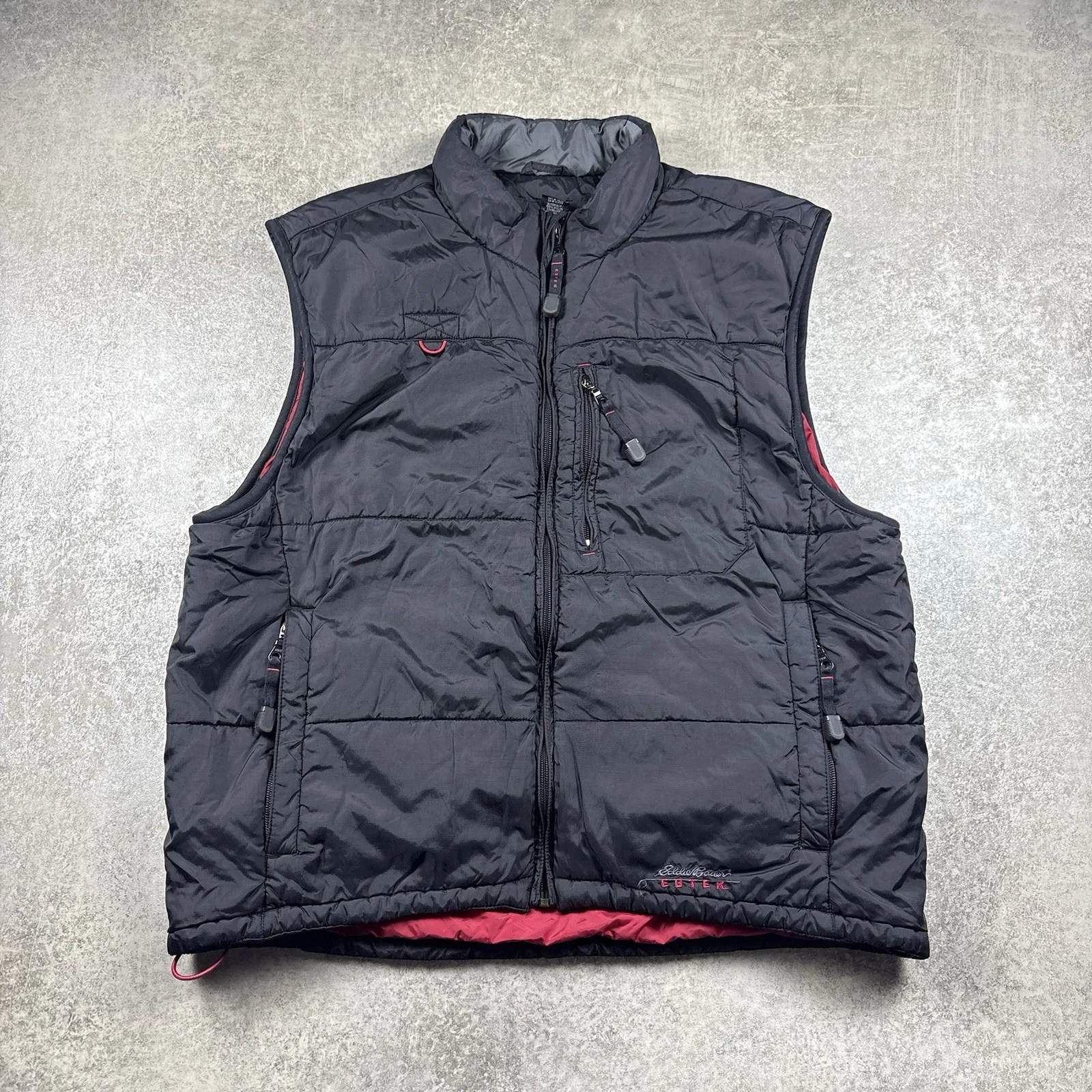 Eddie Bauer Puffer Vest Men’s Large EBTEK Primaloft Black Zip Pockets Outdoor
Opens in a new window