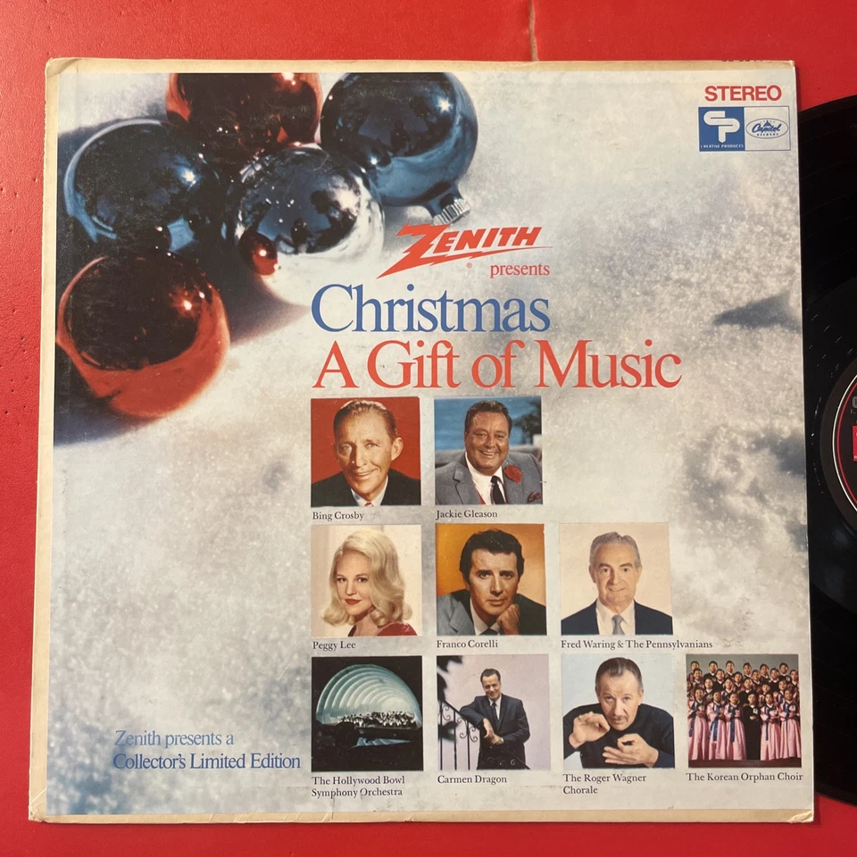 Zenith Presents Christmas A Gift Of Music V/A LP Capitol Stereo Holiday M-!!!! - Image 2 of 4