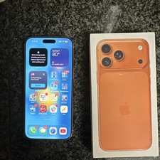 Apple iPhone 17 Pro Max 256GB Cosmic Orange 5G 6.9" eSIM Locked w/ Box Read desc
