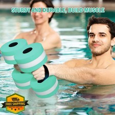 Timoo Water Dumbbells Pool Exercise Aerobics Set 2 Cyan
