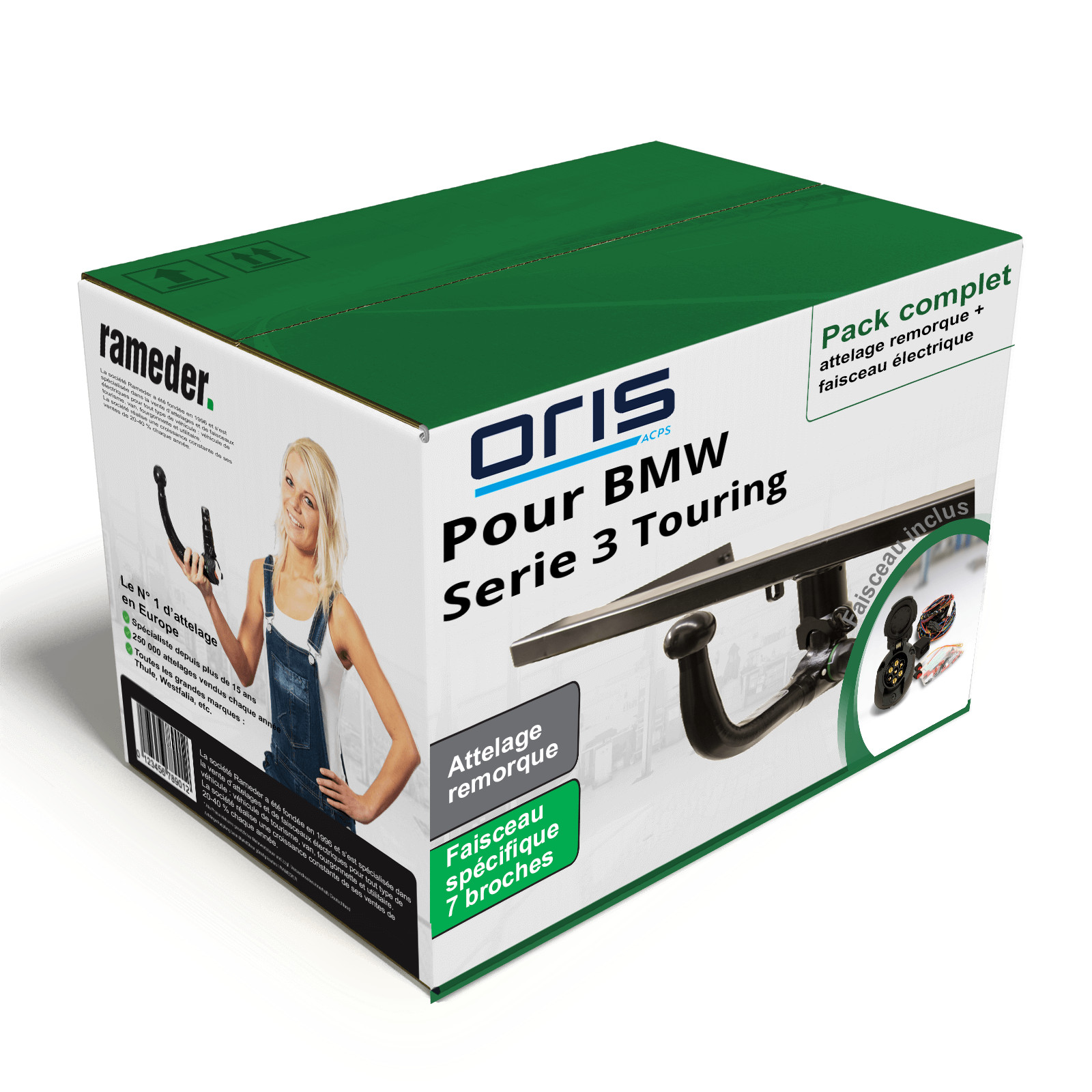 Attelage amovible BMW Serie 3 Touring Oris pour protéger le style du break