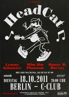 MotöRhead - Head Cat, Berlin 2011 | Konzertplakat | Poster